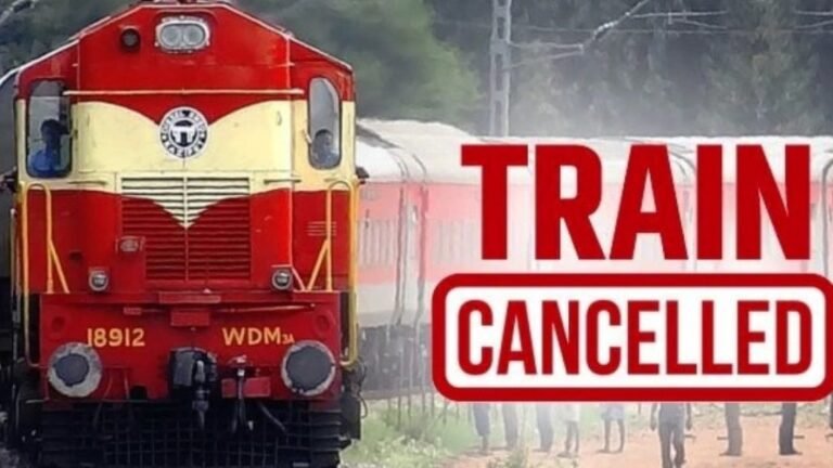 Train Cancelled : दोहरीकरण के चलते रेलवे ने चार ट्रेनें रद्द कीं और दो ट्रेनों का रूट बदला